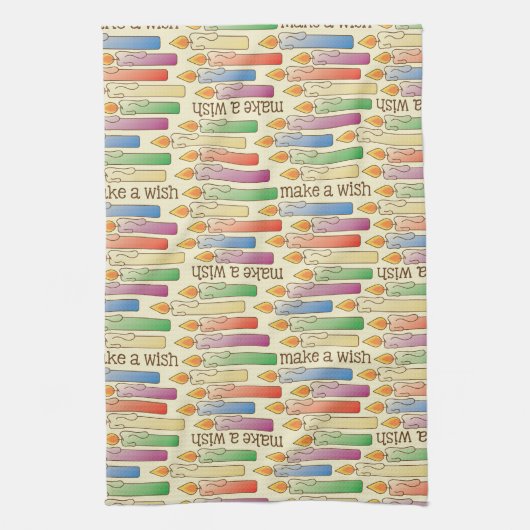 "Machen Sie ein Wunsch-" Handtuch (Vertikal)