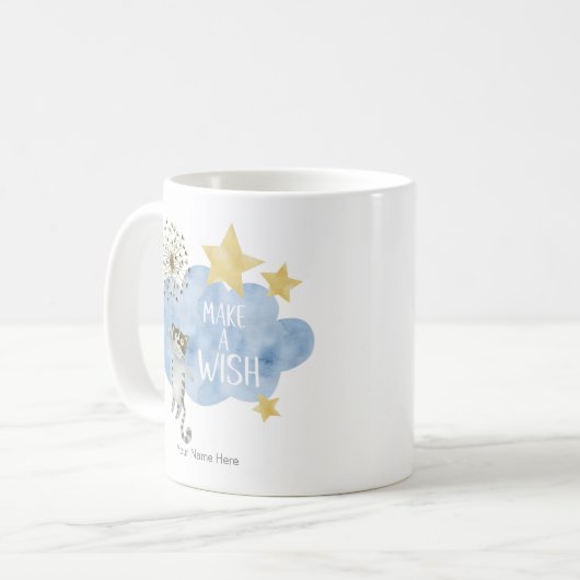 Machen Sie ein Wunschangebot Cat Star Cloud Kinder Kaffeetasse (Vorderseite Links)