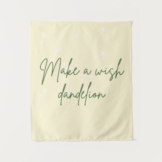 Machen Sie ein Wunschkronenband Wandteppich (Vorderseite)