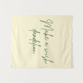 Machen Sie ein Wunschkronenband Wandteppich (Vorderseite (Horizontal))