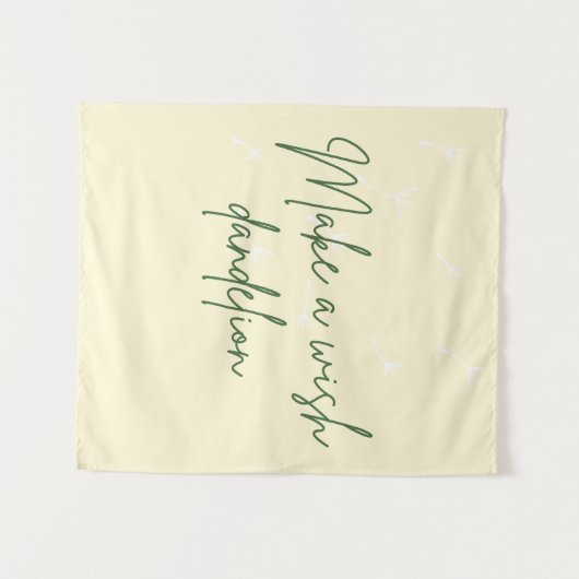 Machen Sie ein Wunschkronenband Wandteppich (Vorderseite (Horizontal))