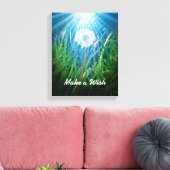 Machen Sie ein Wunschleuder gezackten Canvas Leinwanddruck (Insitu (Wohnzimmer))