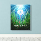 Machen Sie ein Wunschleuder gezackten Canvas Leinwanddruck (Insitu (Holzboden))