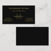 Machen Sie eine Erklärung mit elegant raffiniertem Visitenkarte (Vorne/Hinten)