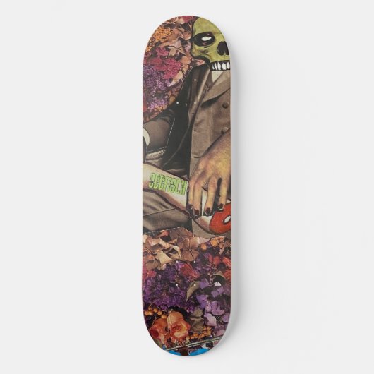 Machen Sie eine Fahrt mit dieser Monstercollage! Skateboard (Vorderseite)