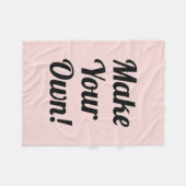 Machen Sie eine gedruckte Gewohnheit Fleecedecke (Vorderseite (Horizontal))