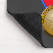 Machen Sie eine Goldmedaillen-Leistung sichtbar Mousepad (Ecke)