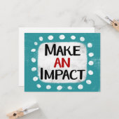 Machen Sie eine Impact Grußkarte Karte (Vorderseite/Rückseite Beispiel)