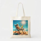 Machen Sie eine Pause - Baumwoll-Einkaufstasche Tragetasche (Vorne)