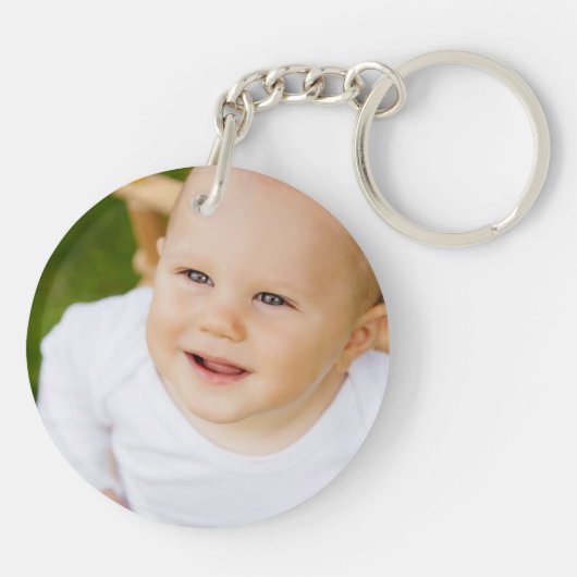 Machen Sie eine personalisierte, maßgeschneiderte Schlüsselanhänger (Rückseite)