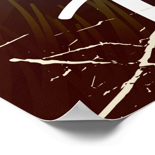 Machen Sie eine Reise! Besuchen Sie das Moon Vinta Poster (Ecke)