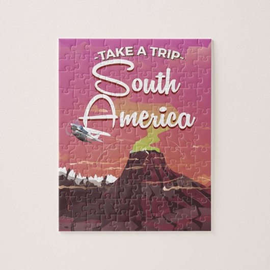Machen Sie eine Reise nach Südamerika Puzzle (Vertikal)