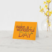 Machen Sie eine wunderbare besonders angefertigte Karte (Gelbe Blume)