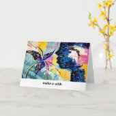 Machen Sie eine Wunsch-Kunst-Karte durch Augustine Karte (Gelbe Blume)