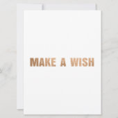 MACHEN SIE EINE WÜNSCHE FLACHKARTE KARTE (Vorderseite)