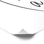 Machen Sie eine Wunschleuchter-Uhr. Fotodruck (Ecke)