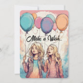 Machen Sie eine Wunschparty mit 16 . Geburtstag Einladung (Vorderseite)