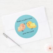 Machen Sie einen Aufkleber für ein fröhliches Gerä (Umschlag)