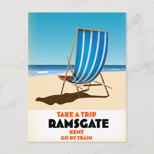 Machen Sie einen Ausflug nach Ramsgate Postkarte (Vorderseite)