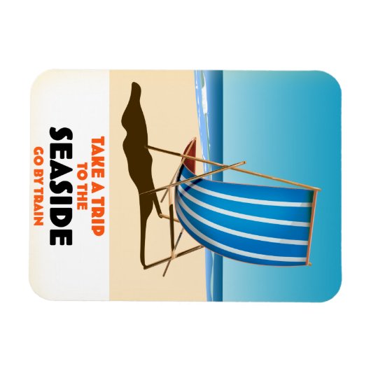 Machen Sie einen Ausflug zum Meer Magnet (Horizontal)