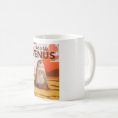Machen Sie einen Ausflug zum Venus Reiseplakat. Kaffeetasse (VorderseiteRechts)