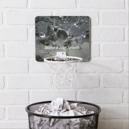 Machen Sie einen Big Splash grau Mini Basketball Netz