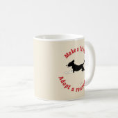 Machen Sie einen Freund - Köter Kaffeetasse (VorderseiteRechts)