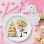 Machen Sie einen Geburtstagswunsch Pappteller (Party)
