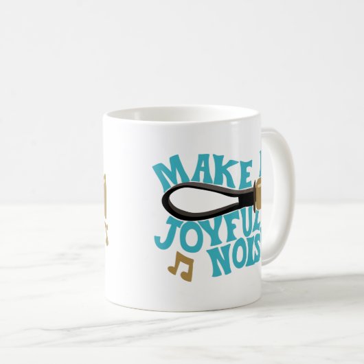 Machen Sie einen lustigen Lärm-Handgelenk-Ringer S Kaffeetasse (VorderseiteRechts)