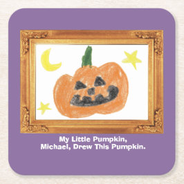 Machen Sie einen Schatz durch die Kunst Ihres Kind Rechteckiger Pappuntersetzer