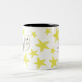 Machen Sie einen Schatz durch die Kunst Ihres Kind Zweifarbige Tasse (Mittel)