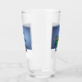 Machen Sie einen Snowman Glas (Links)