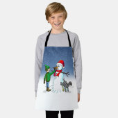 Machen Sie einen Snowman Schürze (Getragen)