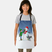 Machen Sie einen Snowman Schürze (Insitu)