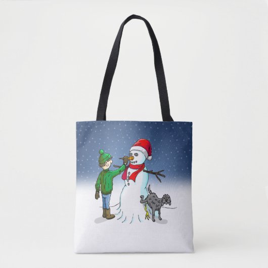 Machen Sie einen Snowman Tasche (Vorderseite)