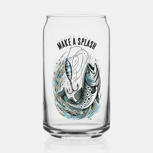 Machen Sie einen Splash Fisherman Dosenglas (Rückseite)