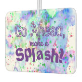 Machen Sie einen Splash Fun Wasserfarbe Spritzer Autolufterfrischer (Links)