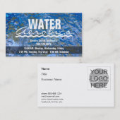 Machen Sie einen Spritzen-funkelnden blaues Visitenkarte (Vorne/Hinten)