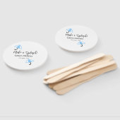 Machen Sie einen strahlend blauen Schirm Sommerbec Fächer (Non-assembled)