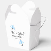 Machen Sie einen strahlend blauen Schirm Sommerbec Geschenkschachtel (Offen)