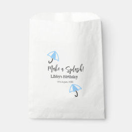 Machen Sie einen strahlend blauen Schirm Sommerbec Geschenktütchen