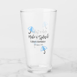 Machen Sie einen strahlend blauen Schirm Sommerbec Glas