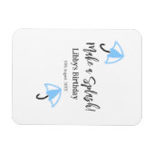 Machen Sie einen strahlend blauen Schirm Sommerbec Magnet (Horizontal)