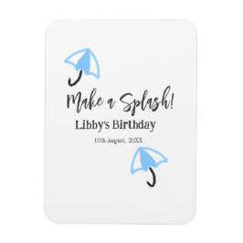 Machen Sie einen strahlend blauen Schirm Sommerbec Magnet