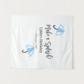 Machen Sie einen strahlend blauen Schirm Sommerbec Wandteppich (Vorderseite (Horizontal))