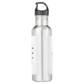 Machen Sie einen Unterschied auf einem Edelstahlflasche (Rückseite)