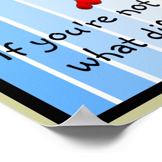 Machen Sie einen Unterschied Poster (Ecke)