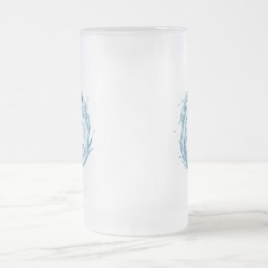 Machen Sie einen Unterschied, Sternengeschichte. Mattglas Bierglas (Mittel)