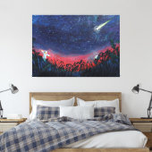Machen Sie einen Wunsch auf einer Shooting Star Il Leinwanddruck (Insitu (Schlafzimmer))