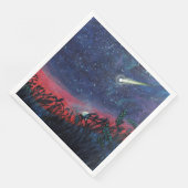 Machen Sie einen Wunsch auf einer Shooting Star Il Serviette (Ecke)